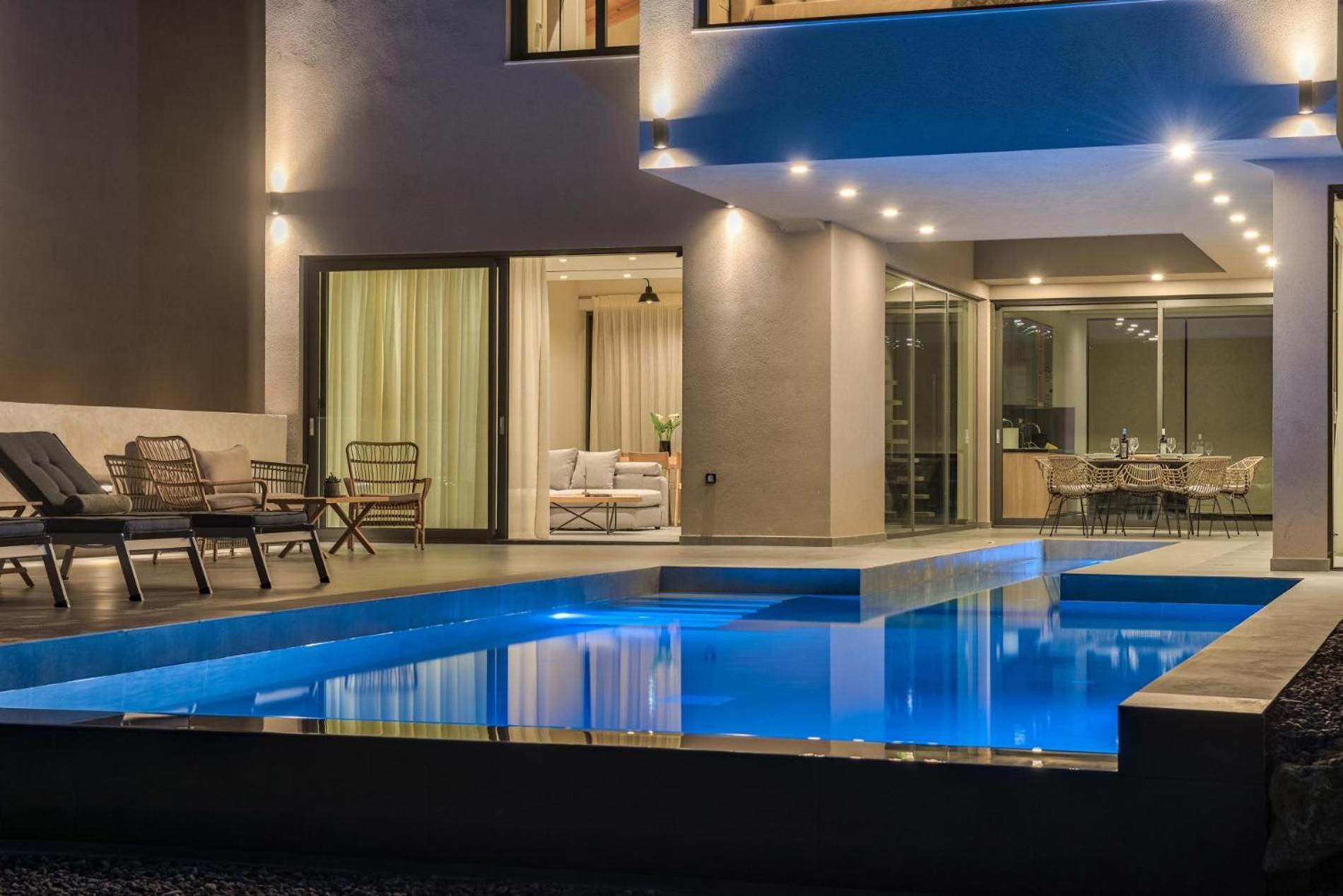 Luxury Villa Mon I Vassilikos Vasilikí Eksteriør billede